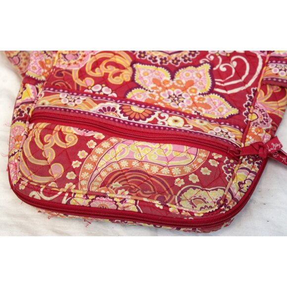 Vera Bradley Raspberry Fizz Paisley Mini Backpack Small Adjustable Straps - Picture 10 of 11